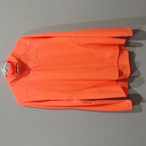 Under Armour Heat-Gear, Orange, Women's XL 1/4 Zip
